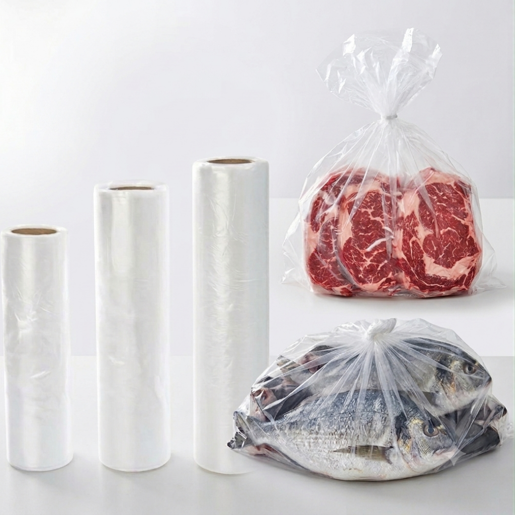 Fish and Meat packing rolls